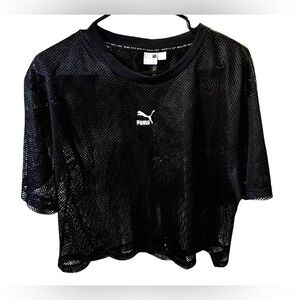 Puma Women’s Classic Mesh Athletic Workout T- Shirt